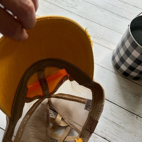 C.C Criss-Cross
Elastic Band Distressed Embroidered hat - Picture 5 of 6